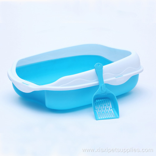 Full semi-enclosed cat toilet cat litter box